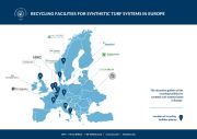 Map of Recycling Facilities for synthetic turf systems in Europe - ESTC Guide